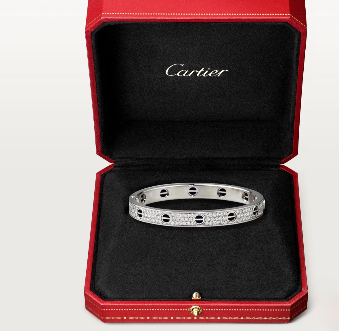 Cartier Love Bracelet “White Gold / Diamond-Paved Ceramic”