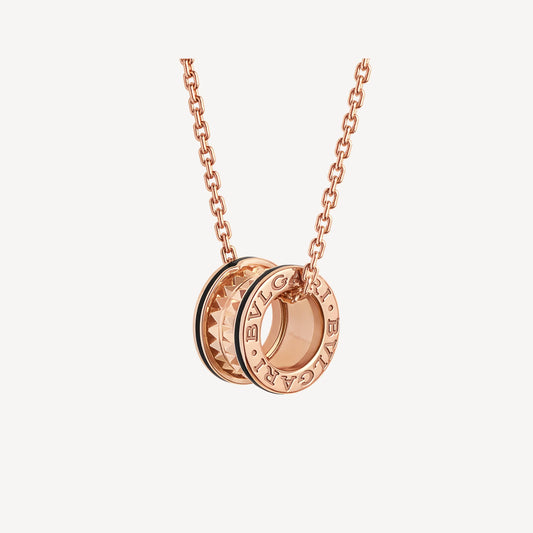 Bulgari B.Zero1 Necklace “Rose Gold / Ceramic”