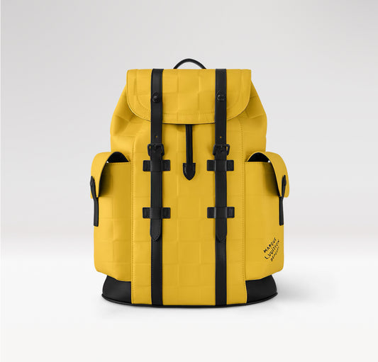 Louis Vuitton Christopher MM Backpack “Yellow”