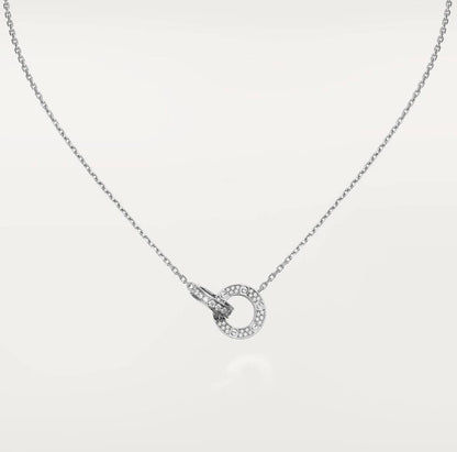 Cartier Love Necklace “White Gold / Diamond-Paved”