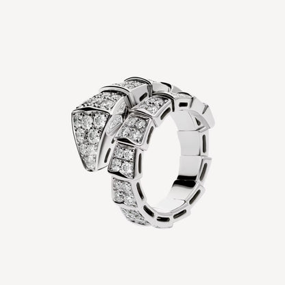 Bulgari Serpenti Viper Ring “White Gold / Diamonds”