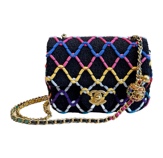 Chanel CF Handbag “Black & Multicolour”