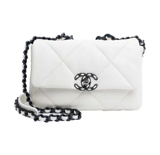 Chanel 21K Handbag “White & Black”