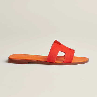 Hermes Oran Sandal “Rouge Écarlate”