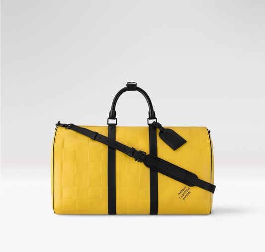 Louis Vuitton Keepall Bandoulière 50 Bag “Yellow”