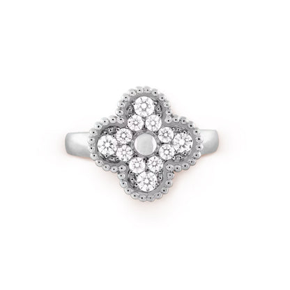 Van Cleef & Arpels Vintage Alhambra Ring “White Gold / Diamond”