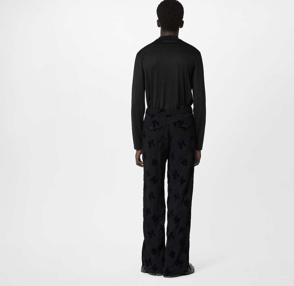 Louis Vuitton 3D Embroidered Long Sleeve T-Shirt