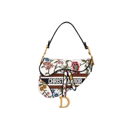 Dior Saddle Bag “Floral”