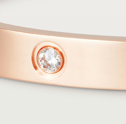 Cartier Love Bracelet “Rose Gold / 4 Diamonds”
