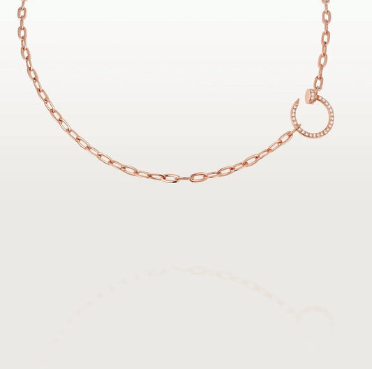 Cartier Juste Un Clou Necklace “Rose Gold / 15 Diamonds”