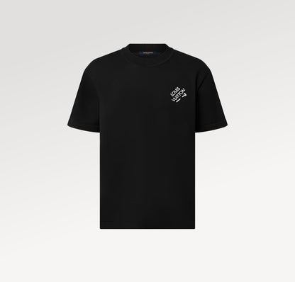 Tyler, The Creator x Louis Vuitton Embroidered Signature Short-Sleeved Cotton T-Shirt “Black”