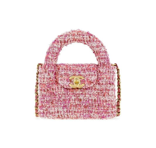 Chanel Kelly Handbag “Pink & White”
