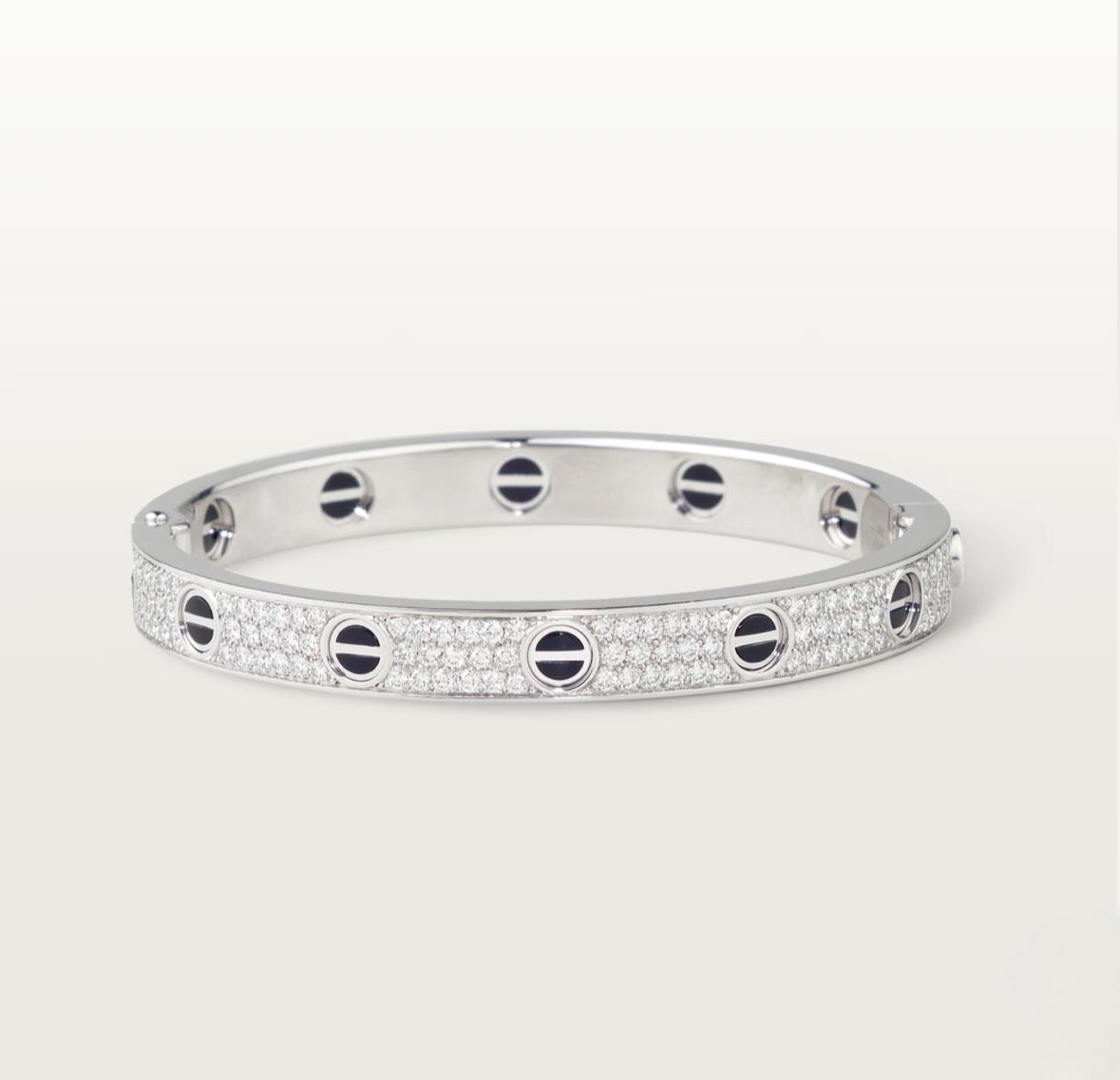 Cartier Love Bracelet “White Gold / Diamond-Paved Ceramic”