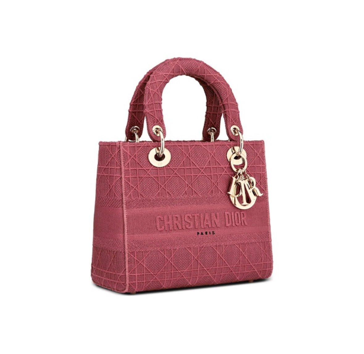 Dior Medium Lady D-Lite Bag “Cross Red”