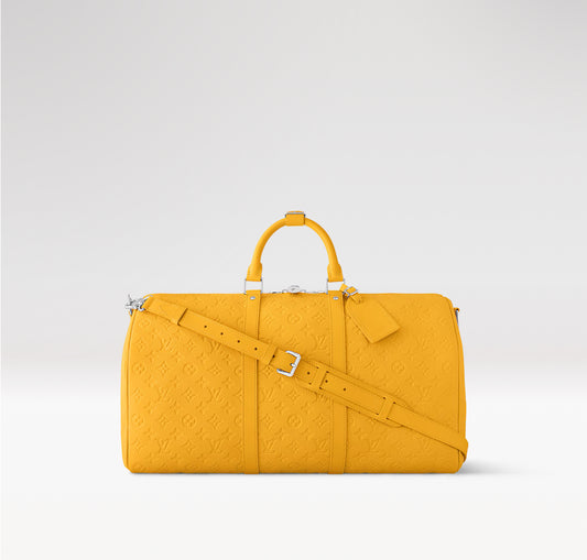 Louis Vuitton Keepall Bandoulière 50 Bag “Yellow”