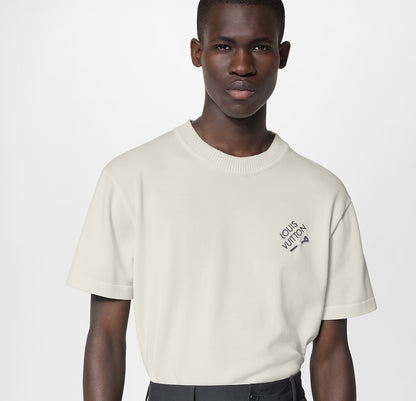 Tyler, The Creator x Louis Vuitton Embroidered Signature Short-Sleeved Cotton T-Shirt “White”