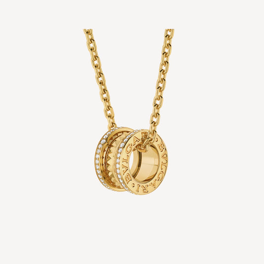 Bulgari B.Zero1 Necklace “Yellow Gold / Diamonds”
