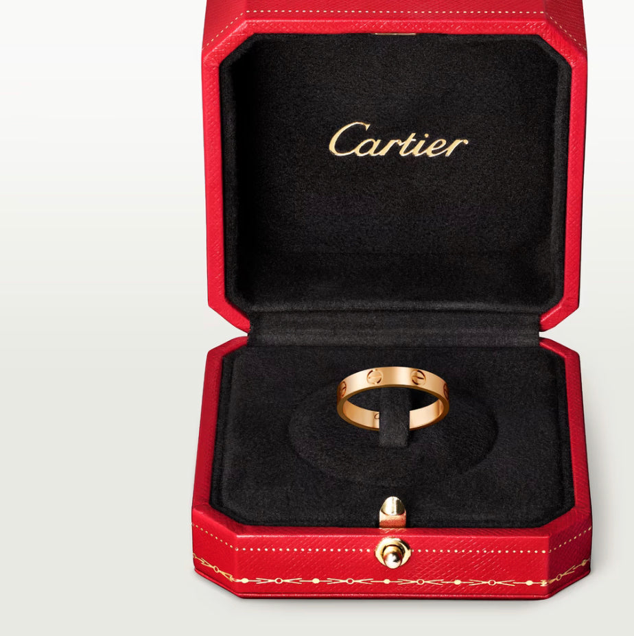 Cartier Love Wedding Band Rose Gold