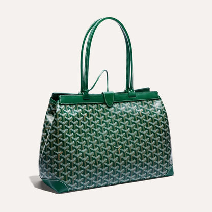 Goyard Bellechasse Biaude PM Tote Bag “Green Monogram”