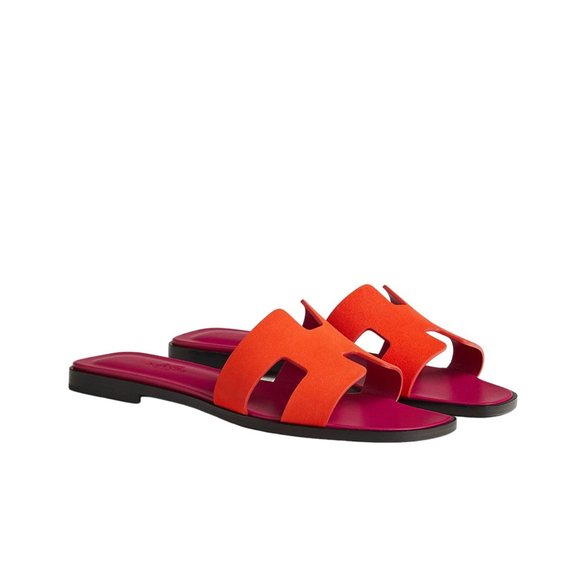 Hermes Oran Sandals “Pink/Orange”