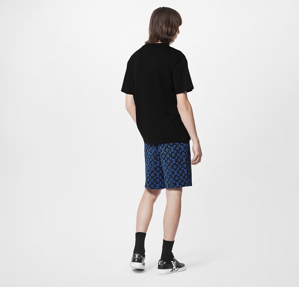 Tyler, The Creator x Louis Vuitton Embroidered Signature Short-Sleeved Cotton T-Shirt “Black”