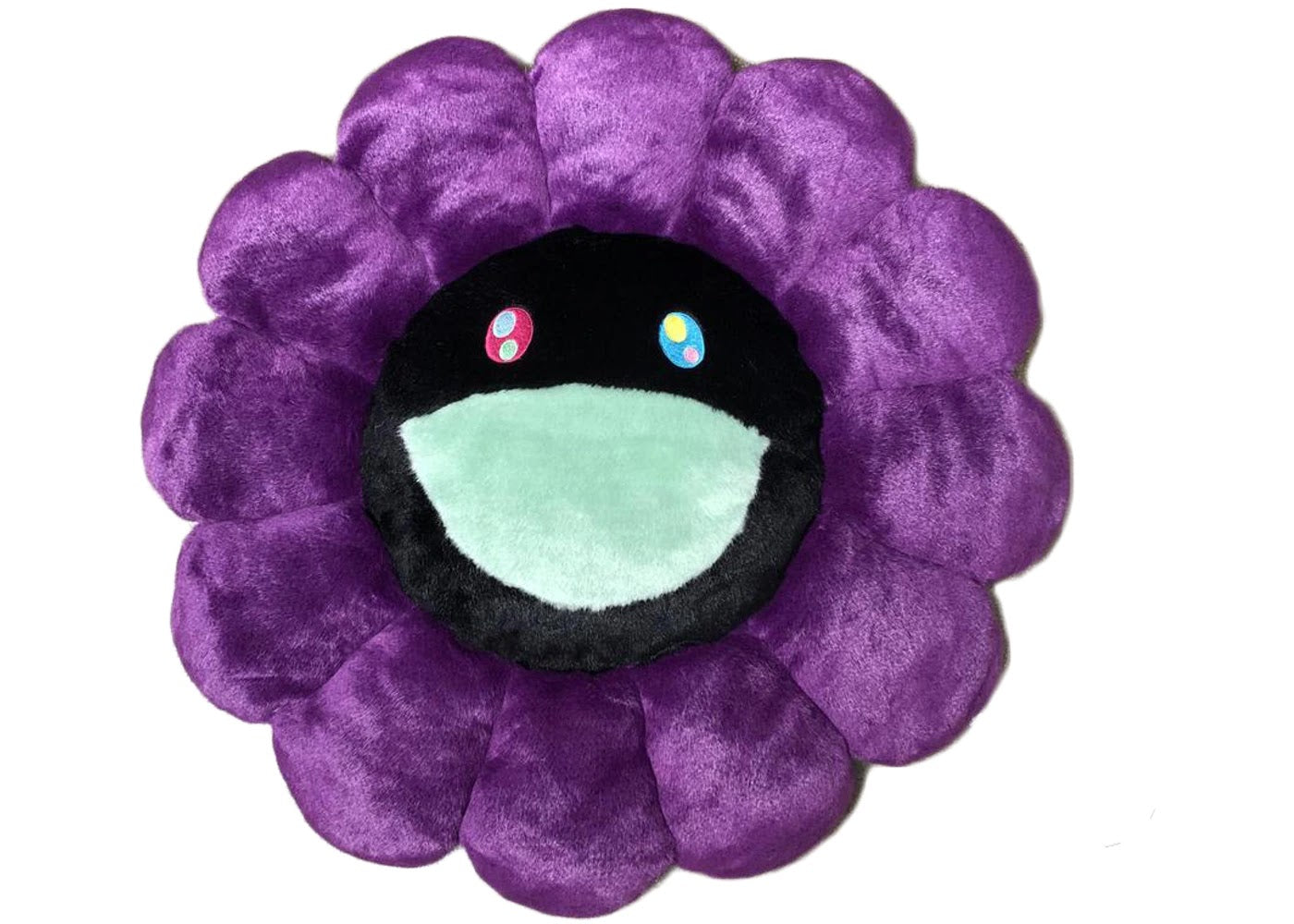 Takashi Murakami Flower Plush "Black / Purple" 60CM