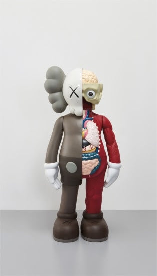 KAWS Four Foot Dissected Companion "Grey"