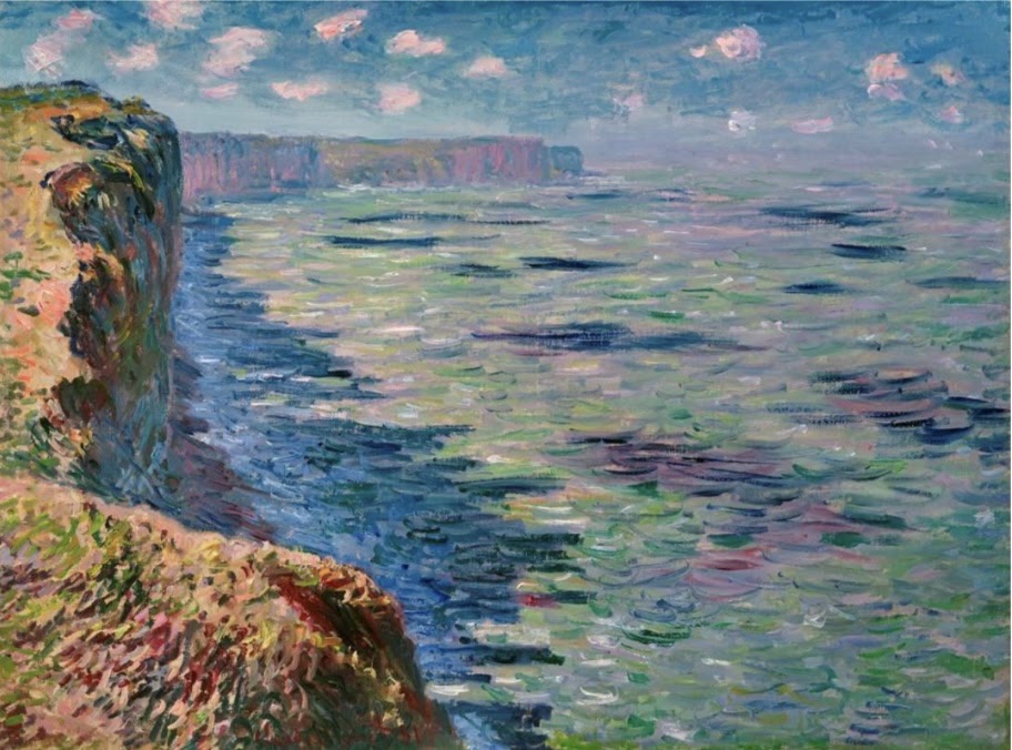Claude Monet "Estude de Mer Vue des Hauteurs"