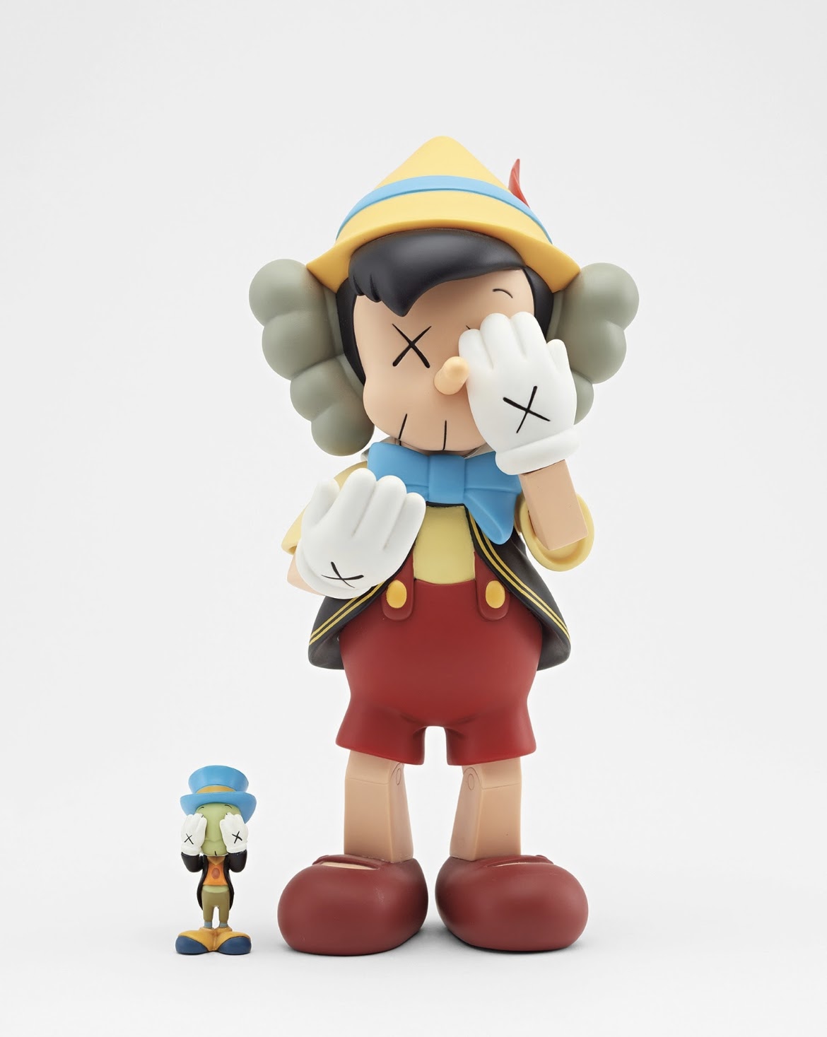 KAWS Pinocchio & Jiminy Cricket Vinyl Figures 2010