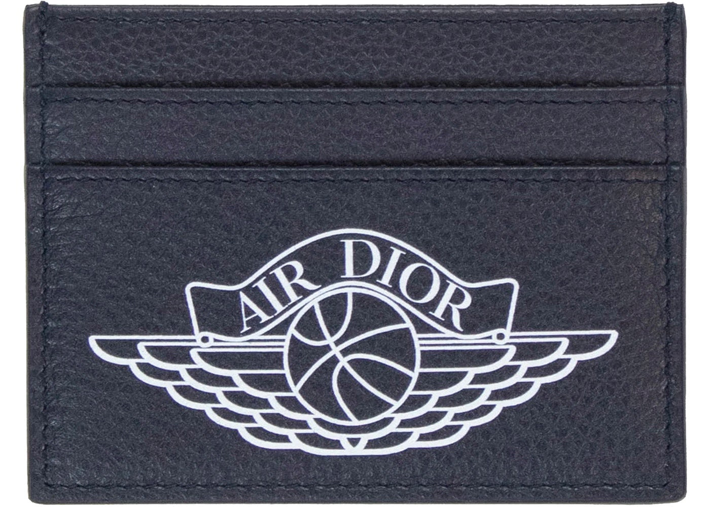 Air Dior Logo Card Holder "Navy"