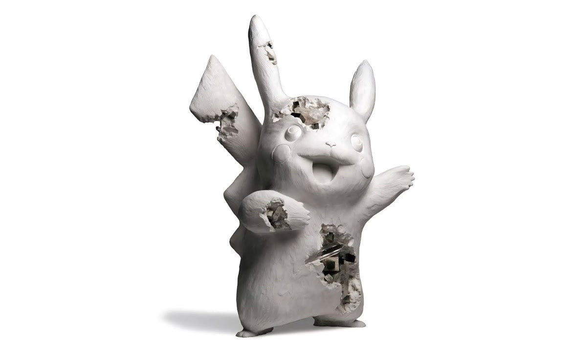 Daniel Arsham x Pokemon Crystalized Pikachu Figure "White"