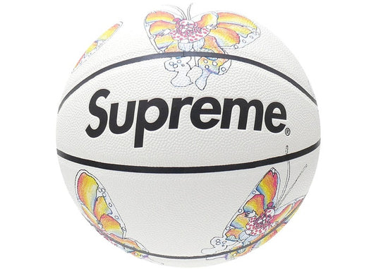 Supreme x Spalding Gonz Butterfly Basketball White