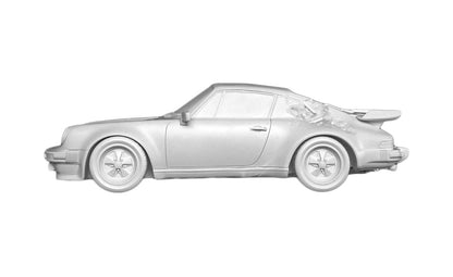 Daniel Arsham Eroded Porsche 911 Turbo Figure "White"