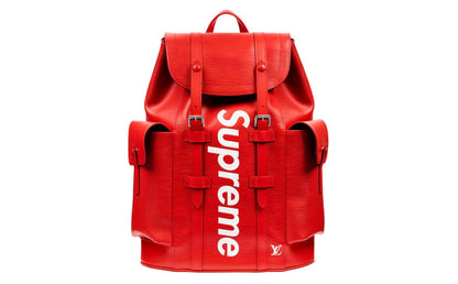 Supreme x Louis Vuitton Christopher Backpack Epi PM "Red"