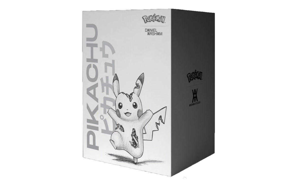 Daniel Arsham x Pokemon Crystalized Pikachu Figure "White"