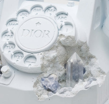 Daniel Arsham x Dior Future Relic Eroded Telephone Figure