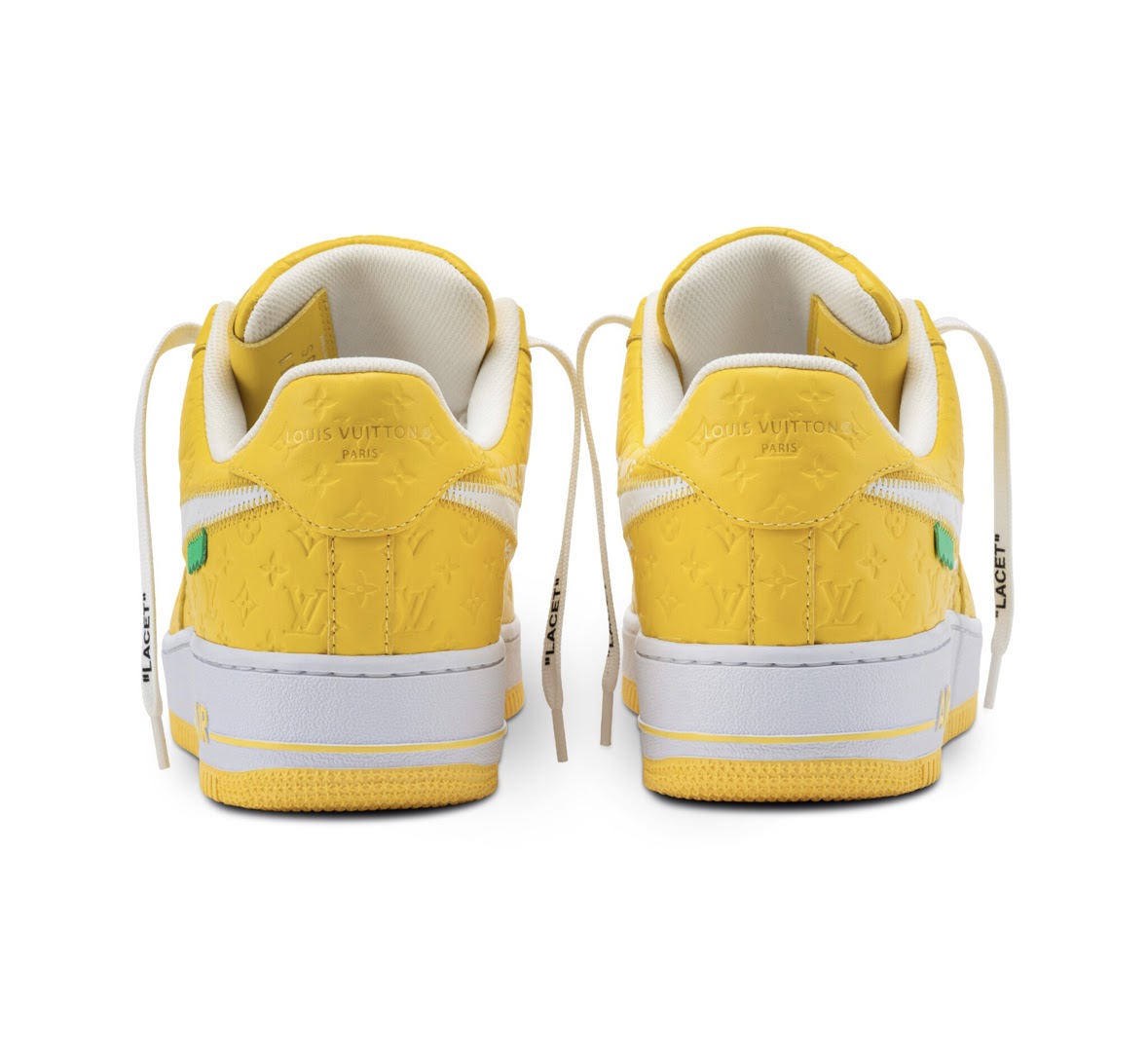 Up Close with the F&F Louis Vuitton x Nike Air Force 1 in Yellow