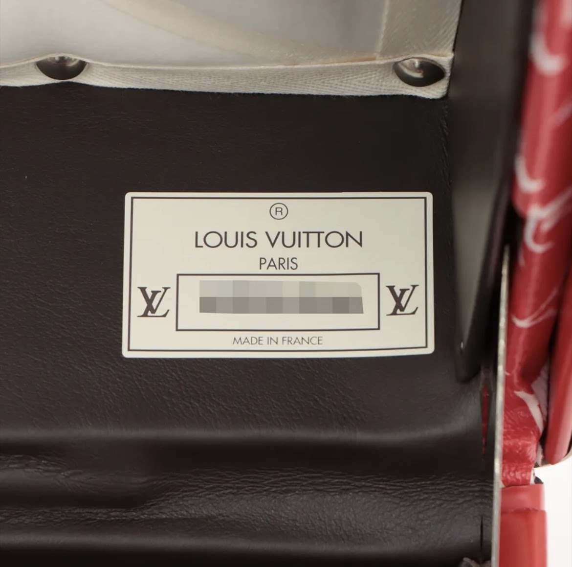 Louis Vuitton x Supreme Malle Courrier Trunk Monogram 90 "Red"