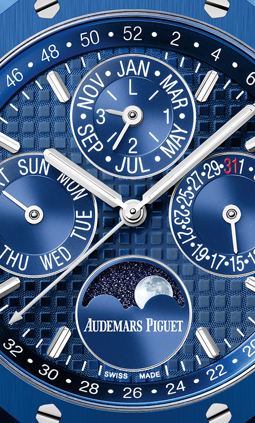 Audemars Piguet Royal Oak 26579CS Perpetual Calendar Blue Ceramic