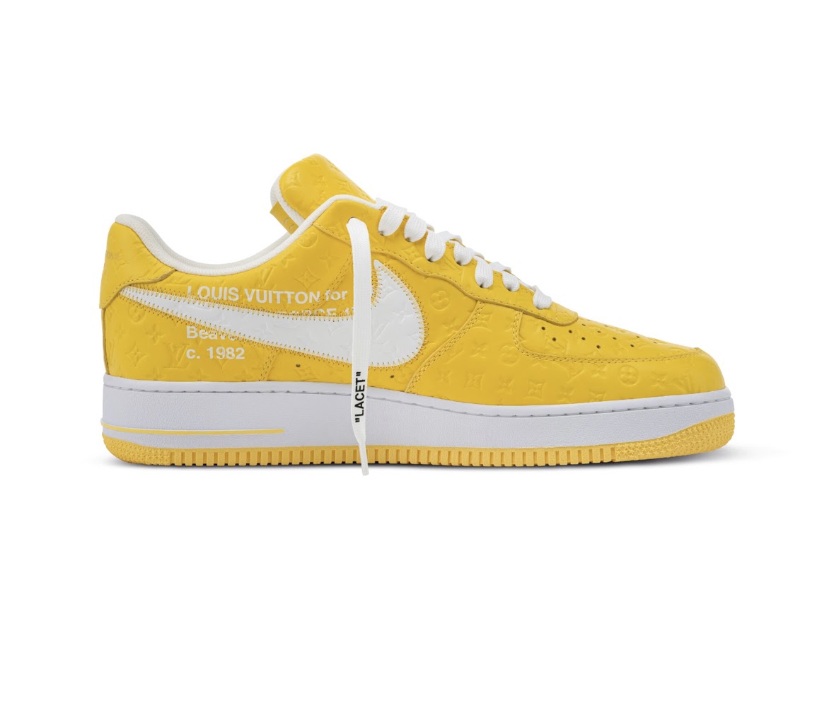 Up Close with the F&F Louis Vuitton x Nike Air Force 1 in Yellow - Sneaker  Freaker