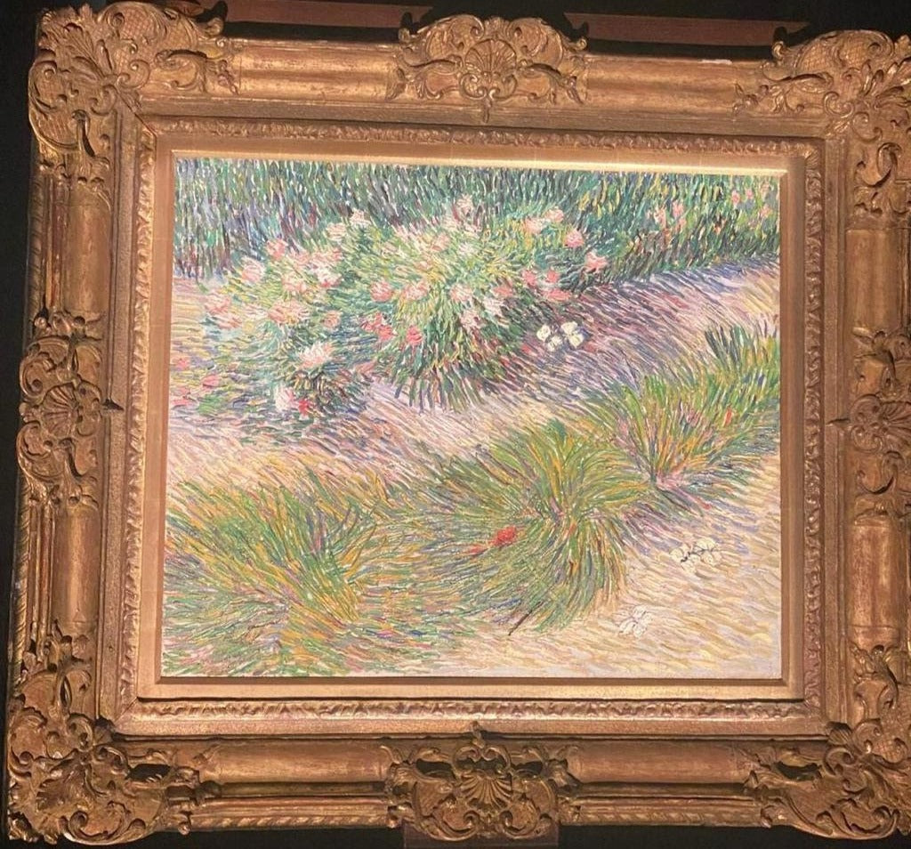 Vincent Van Gogh "Coin de Jardin avec Papillons"