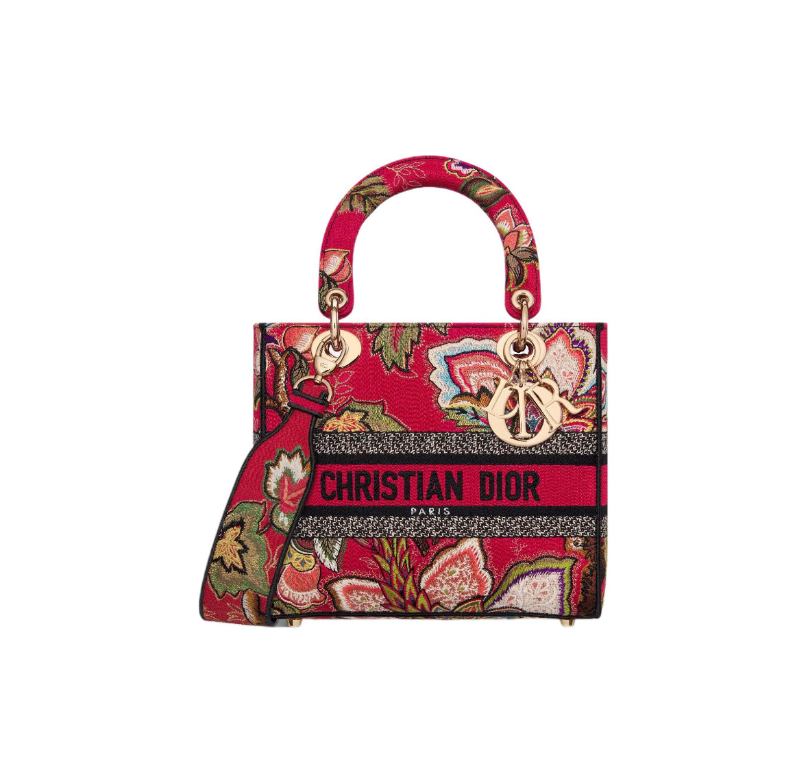 Dior Medium Lady D-Lite Bag “Red Floral”