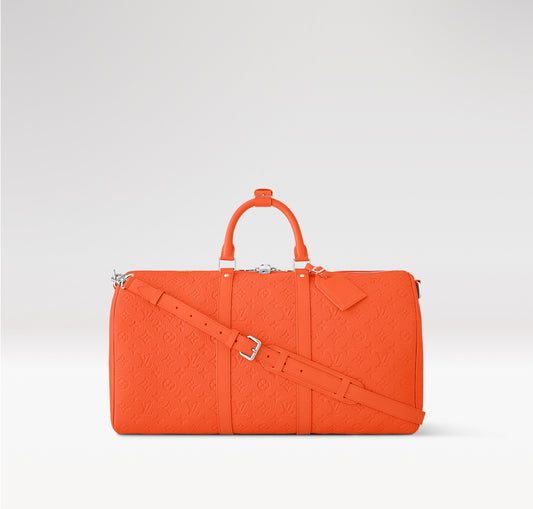Louis Vuitton Keepall Bandoulière 50 Bag “Orange”