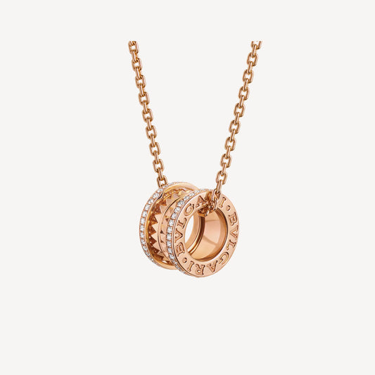Bulgari B.Zero1 Necklace “Rose Gold / Diamonds”