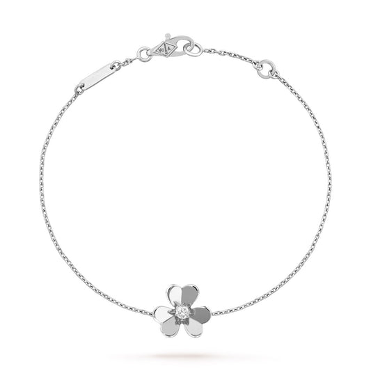 Van Cleef & Arpels Frivole Mini Model Bracelet “White Gold / Diamond”