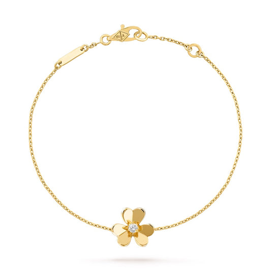 Van Cleef & Arpels Frivole Mini Bracelet “Yellow Gold / Diamond”