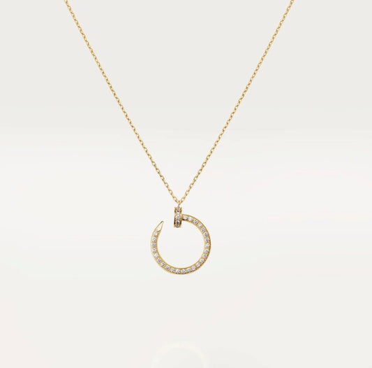 Cartier Juste Un Clou Necklace “Yellow Gold / 36 Diamonds”