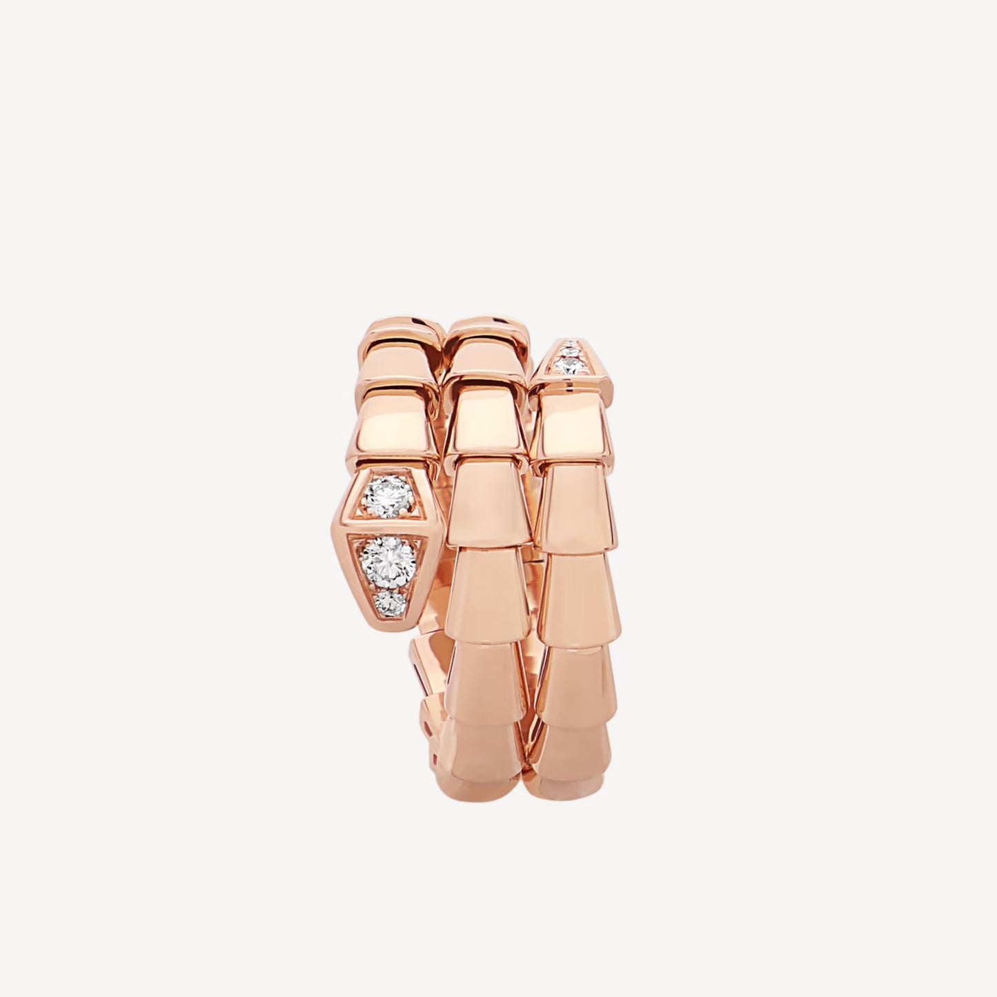 Bulgari Serpenti Viper Ring “Rose Gold / Diamonds”