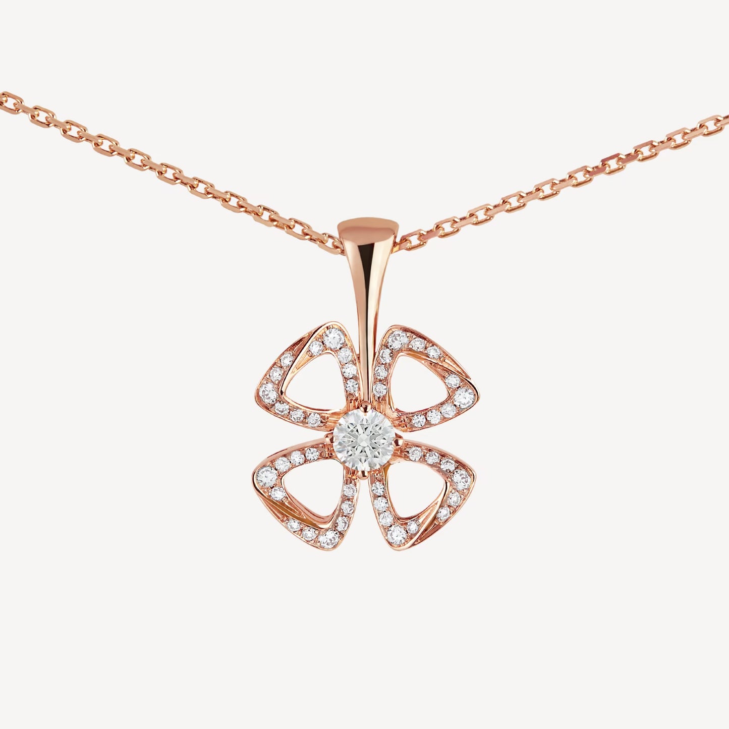 Bulgari Fiorever Necklace “Rose Gold / Diamonds”