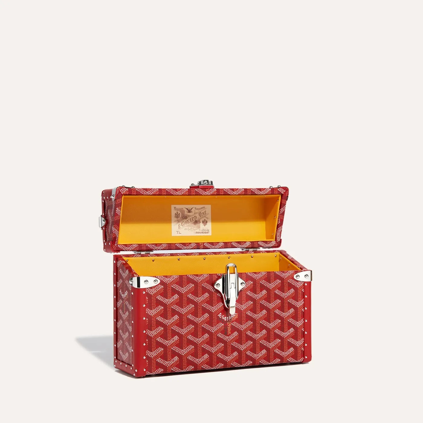 Goyard Cassette Trunk Bag "Red"